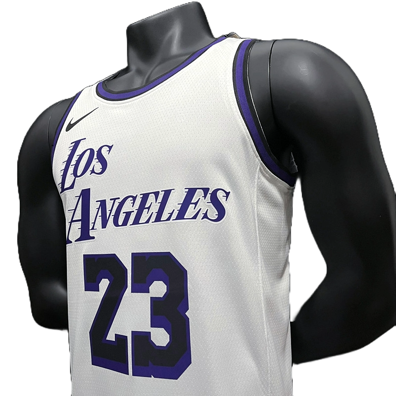 Regata Los Angeles Lakers City 2022/23 Masculino - Branca