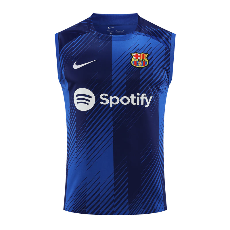 Kit Treino Barcelona 2023/24 Nike - Azul