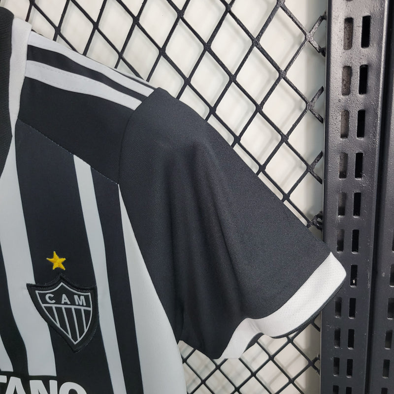 Kit Infantil Atlético Mineiro 23/24 Adidas - Listrado