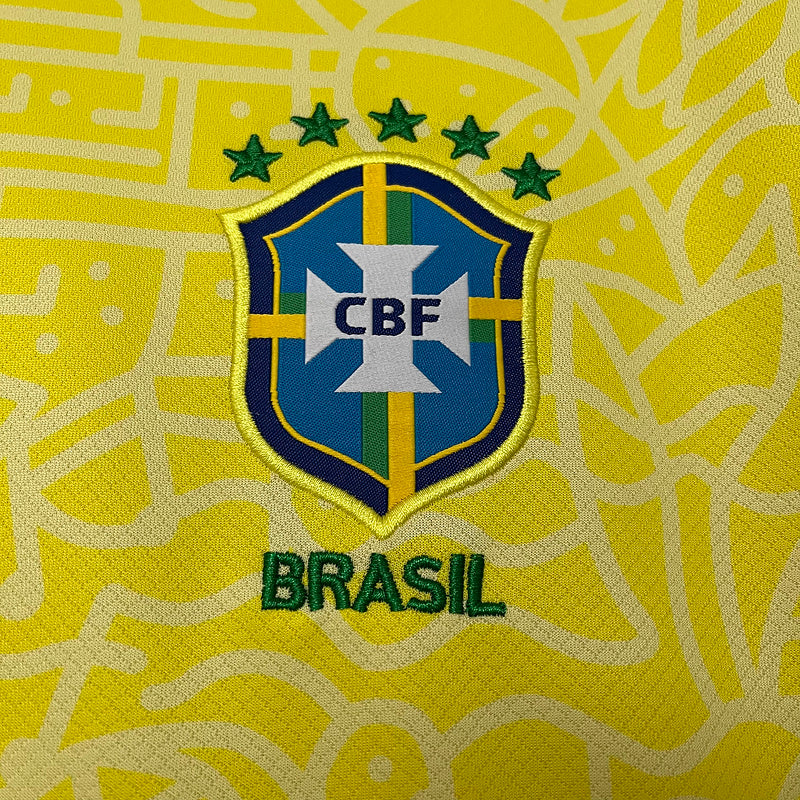 Camisa Seleção Brasil Feminina 2024 Nike - Amarela