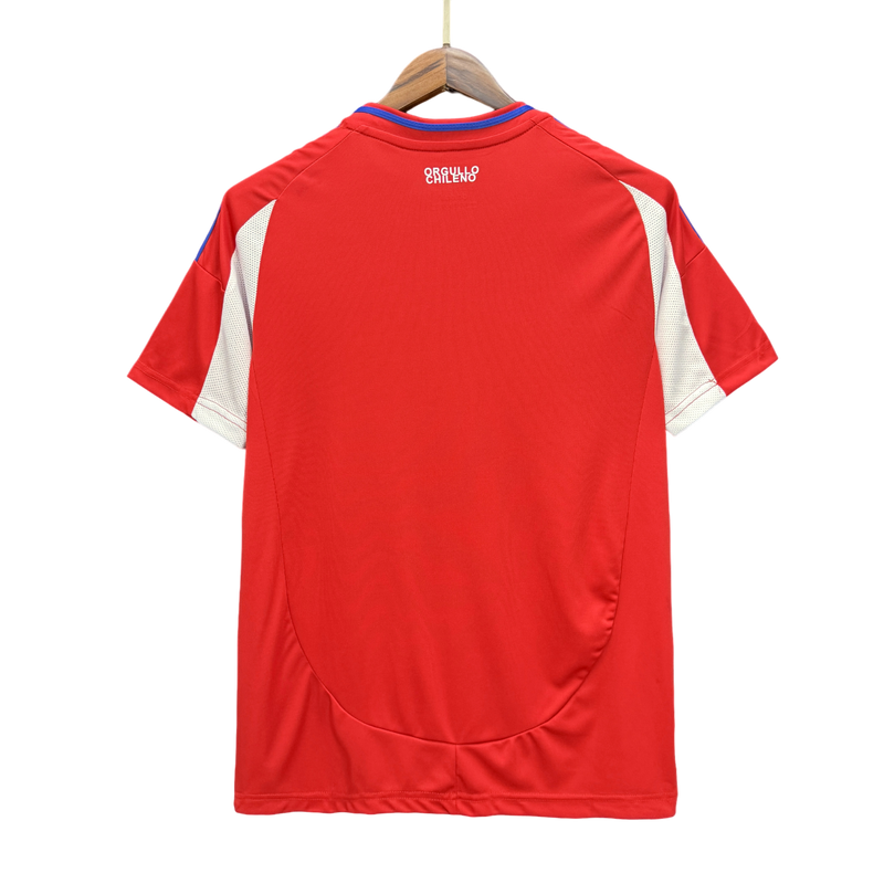 Camisa Seleção Chile I 2024 Adidas - Vermelho