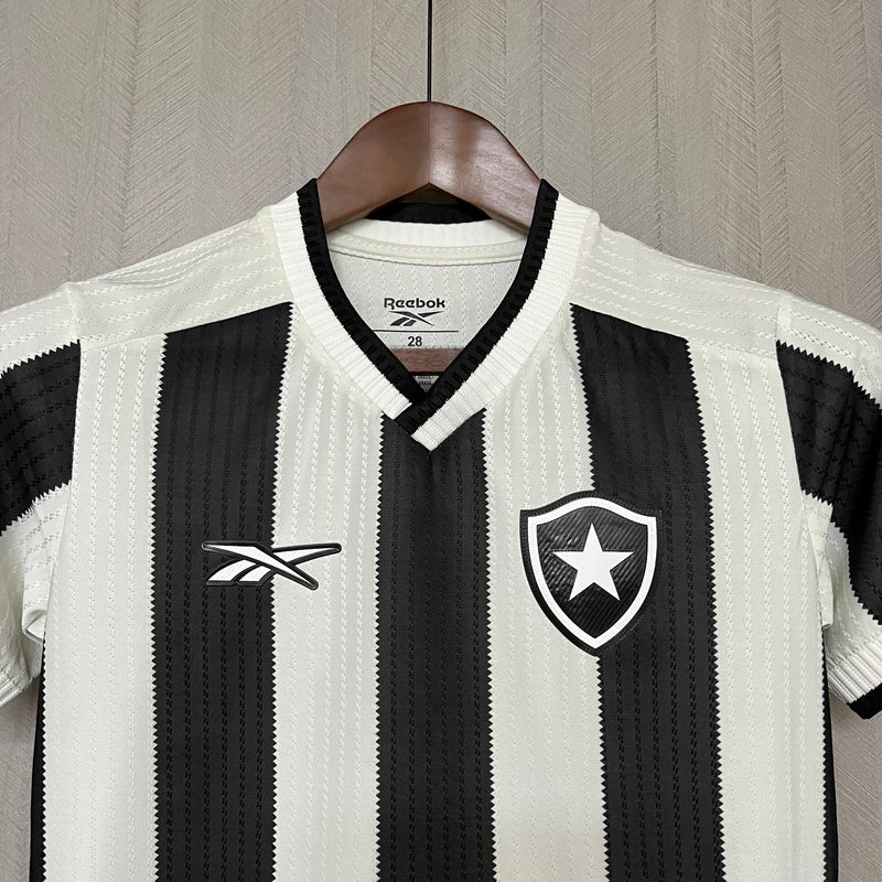 Kit Infantil Botafogo 2024 Rebook - Preto e Branco