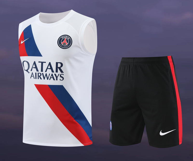 Kit Treino PSG 2023/24 Nike - Branco