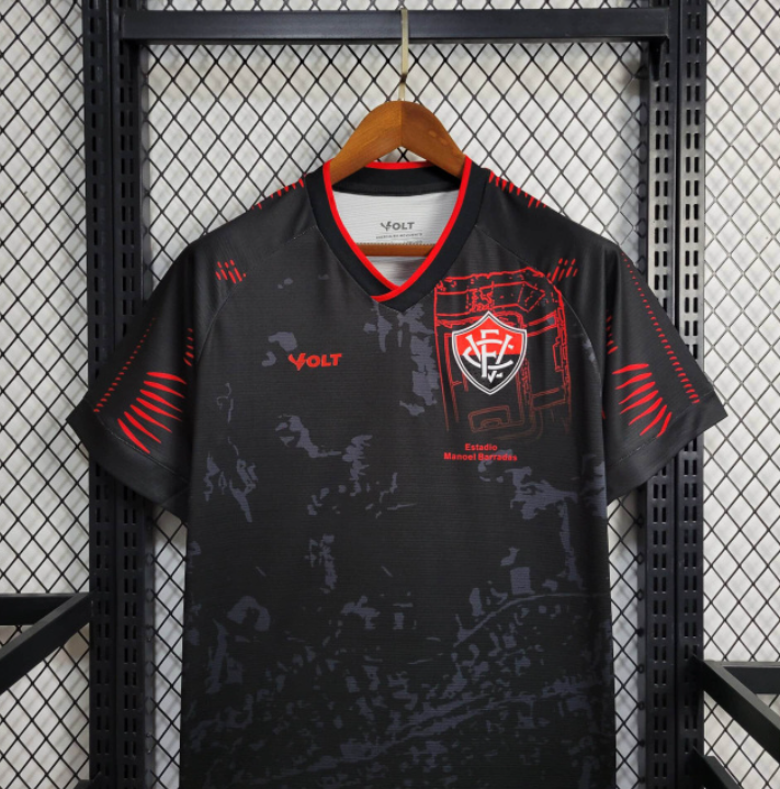 Camisa Vitória Pré jogo 2024 - Volt - Preto