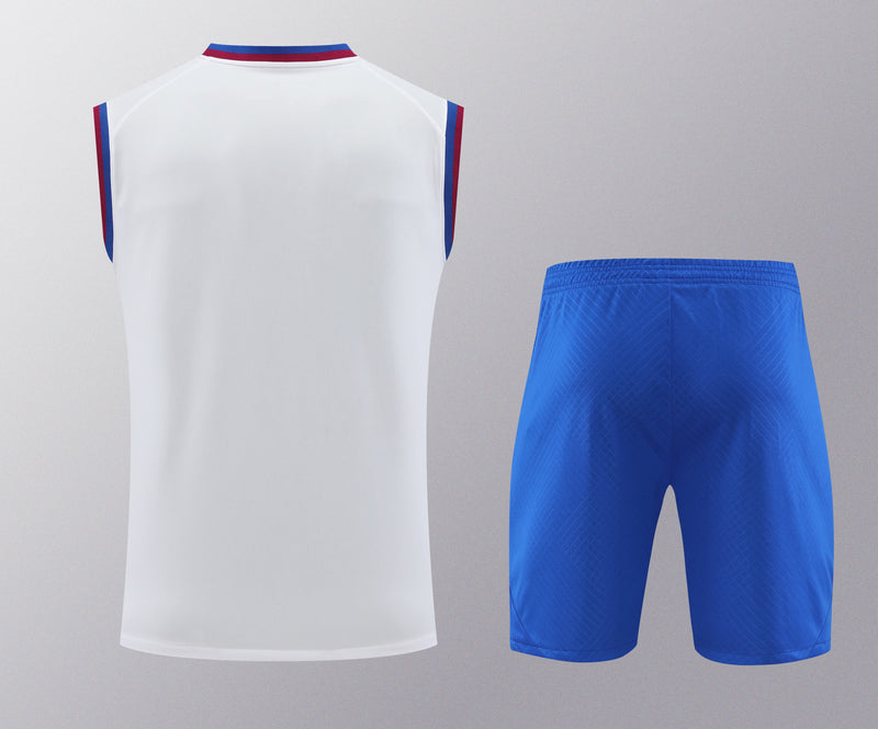 Kit Treino Barcelona 2023/24 Nike - Branco