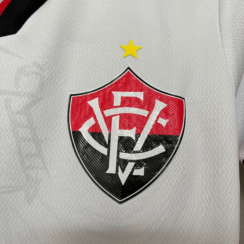 Camisa Vitória Feminina 2024 Volt - Branca