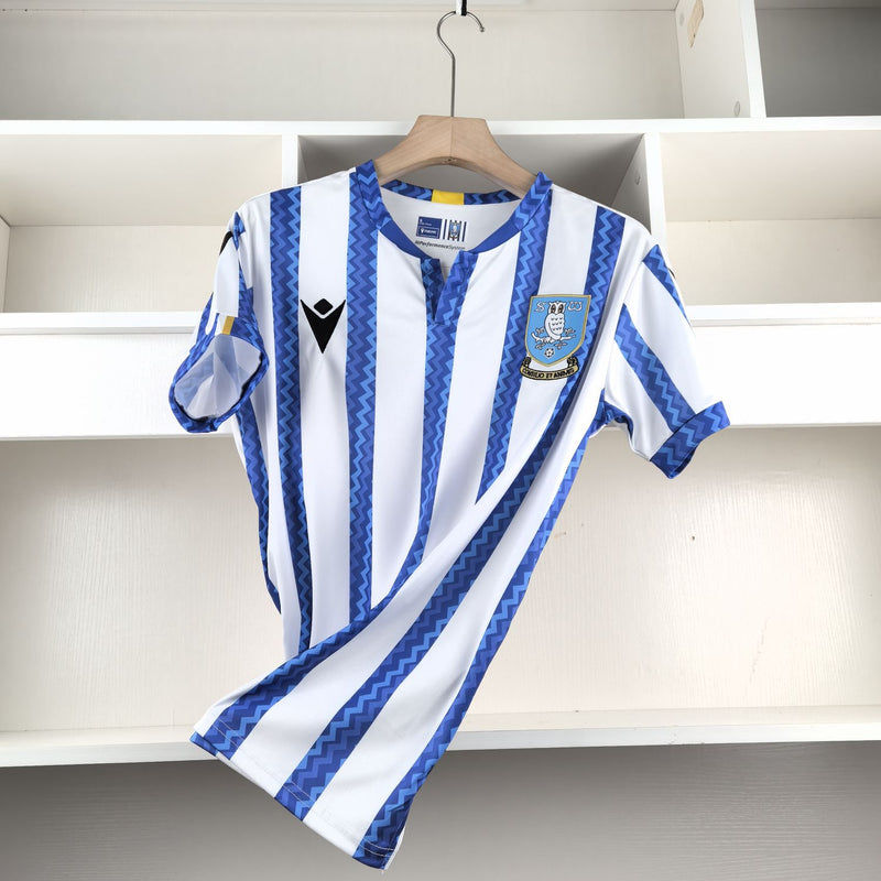 Camisa Sheffield Wednesday 24/25 Lotto - Branca e Azul