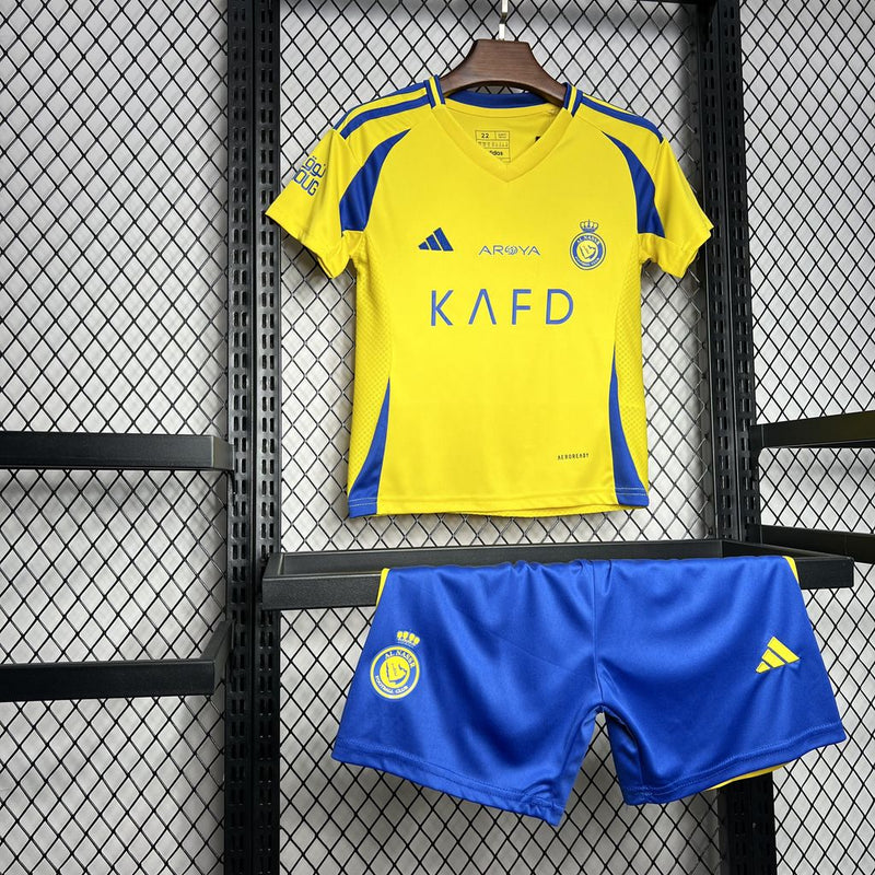 Kit Infantil Al Nassr 24/25 Adidas - Amarelo