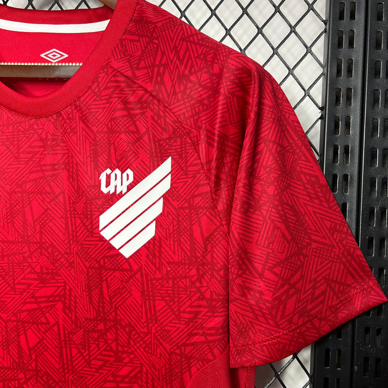 Camisa Athletico Paranaense Pré Jogo 2024 Umbro - Vermelho