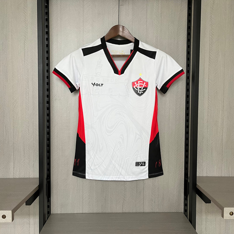 Camisa Vitória Feminina 2024 Volt - Branca