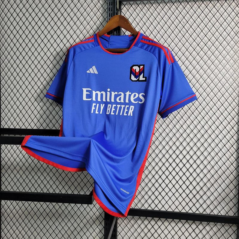 Camisa Lyon II 23/24 Adidas - Azul