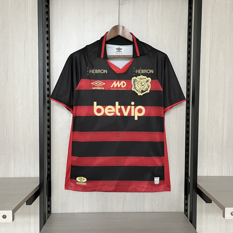 Camisa Sport Recife [Com Patrocínio] 2024 Umbro - Rubro Negro