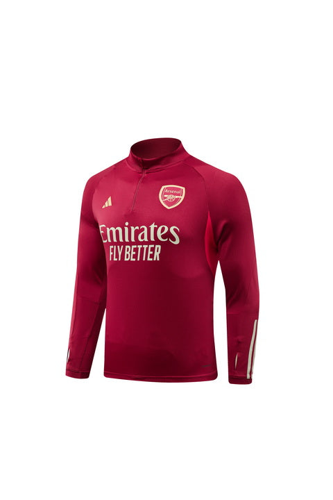 Conjunto Arsenal 23/24 Vermelha - Adidas - Com Fecho