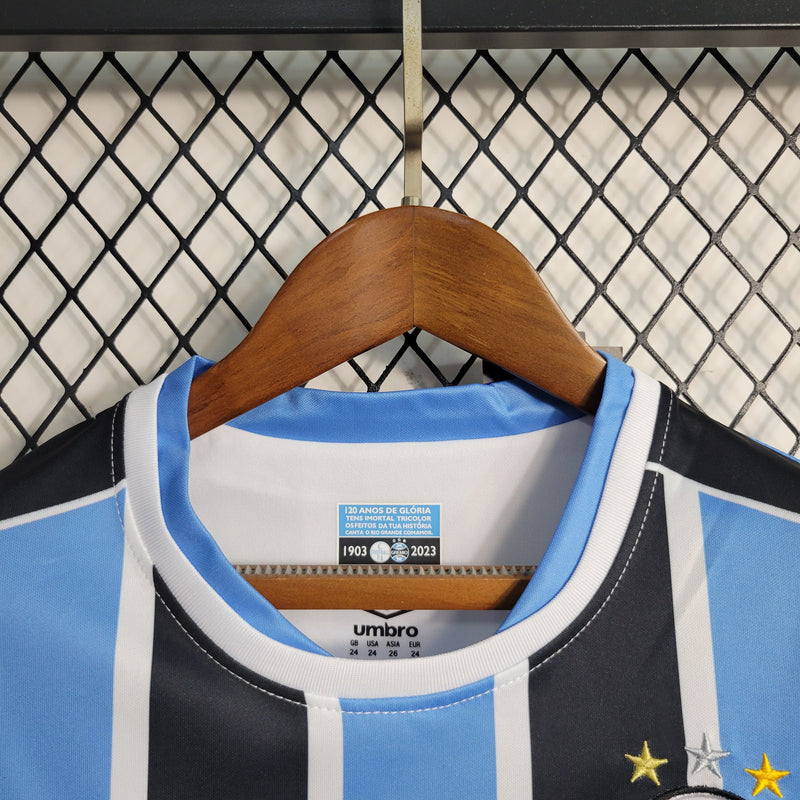 Kit Infantil Grêmio I 23/24 Umbro - Tricolor