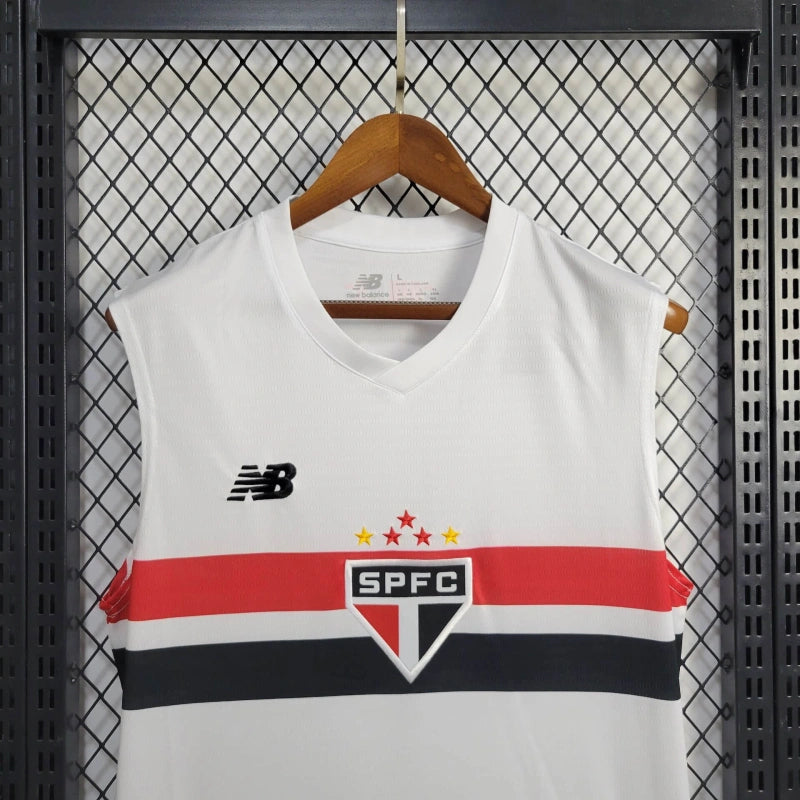 Camisa São Paulo Regata 2024 New Balance - Branca