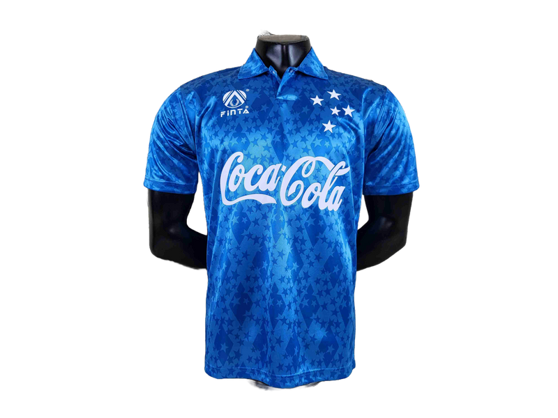 Camisa Cruzeiro Retrô 1993/94 - Finta - Azul