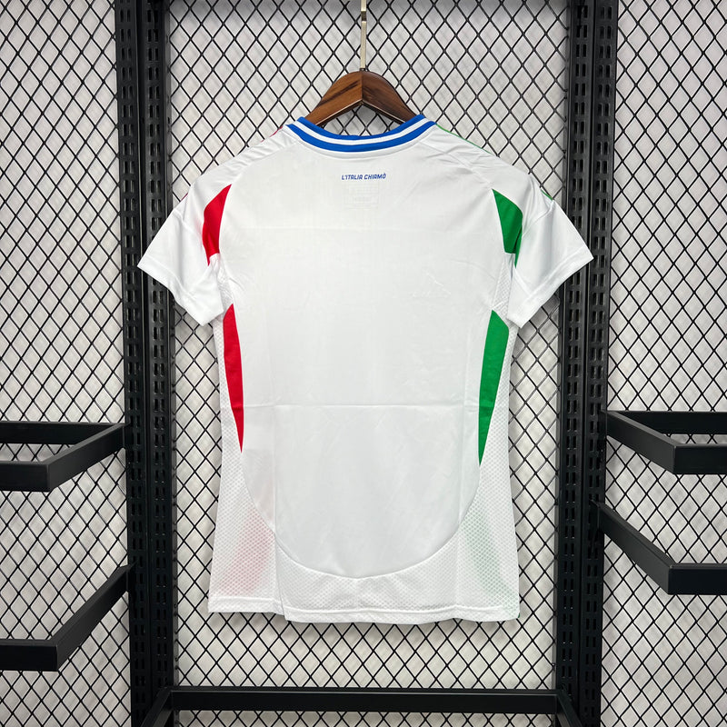 Camisa Seleção Itália Feminina 2024 Adidas - Branca