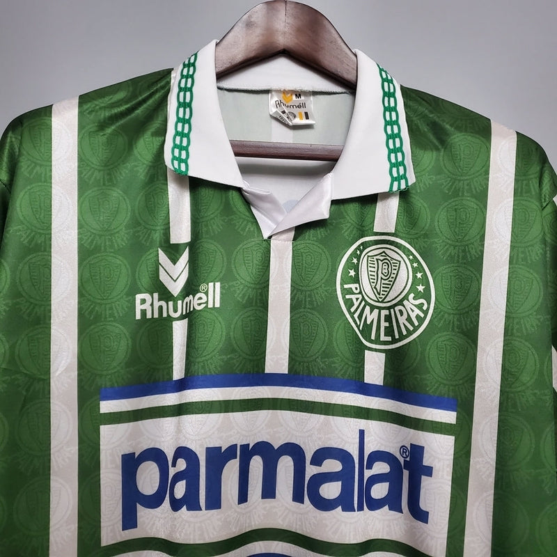 Camisa Palmeiras Retrô 1993/94 - Rhumell - Verde e Branca