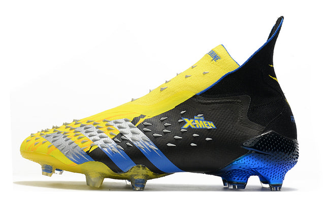 Chuteira Campo Adidas Predator Freak + FG Xmen/Black/Yellow/Blue - Cano Alto