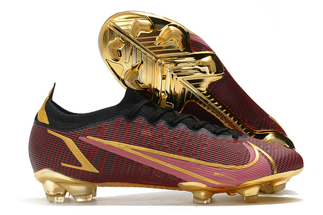 Chuteira Campo Nike Mercurial Vapor 14 Elite FG Vinho - Low