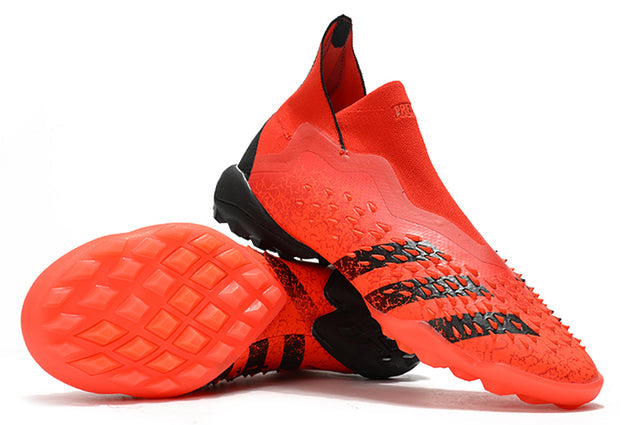 Chuteira Society Adidas Predator Freak+TF Red - Cano Alto