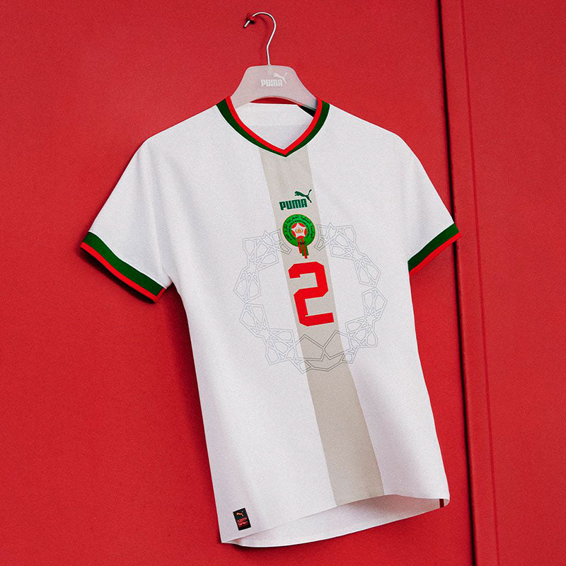 Camisa Seleção Marrocos II 2022 Puma - Branco