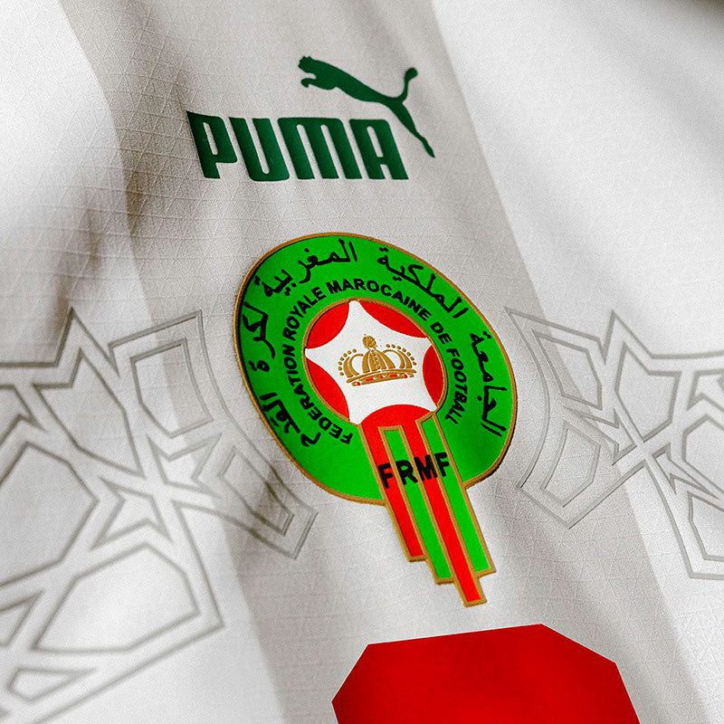 Camisa Seleção Marrocos II 2022 Puma - Branco