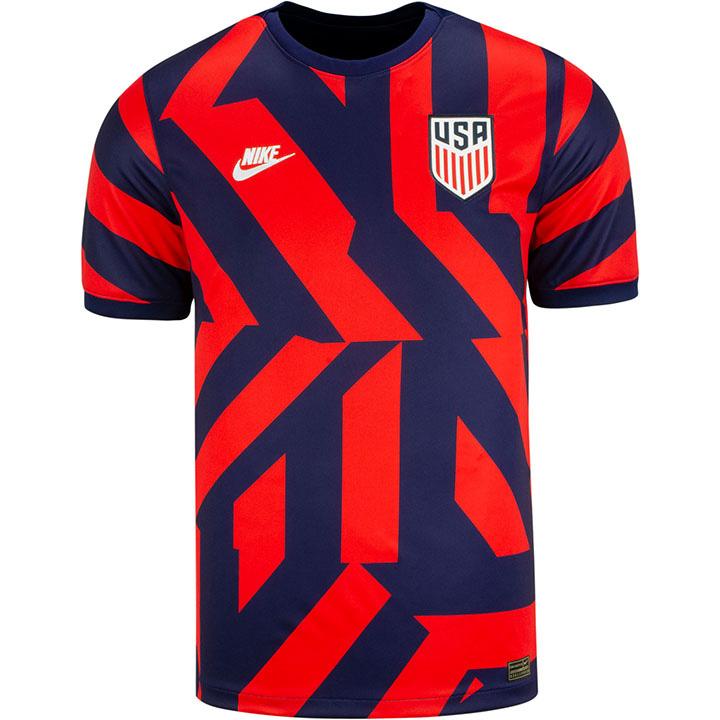 Camisa Seleção Estados Unidos II 22/23 Nike - Azul e Vermelho