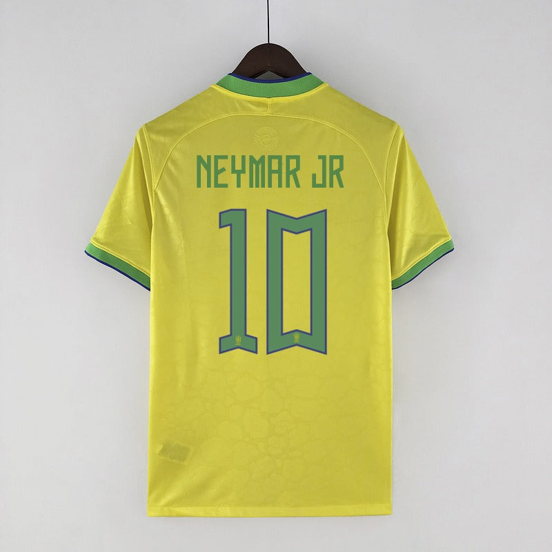 Camisa Seleção Brasil I 22/23 Nike - Amarelo - Neymar Jr