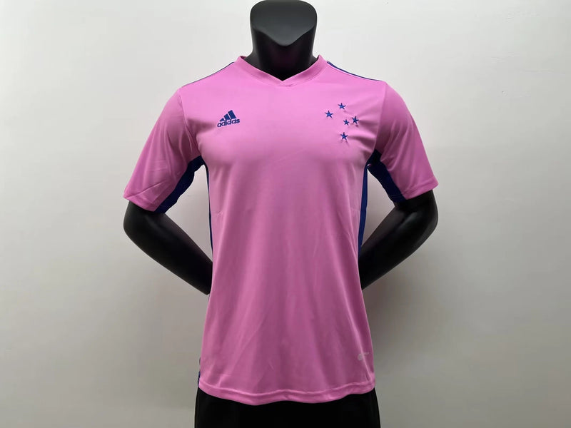 Camisa Cruzeiro Outubro Rosa 22/23 Adidas - Rosa