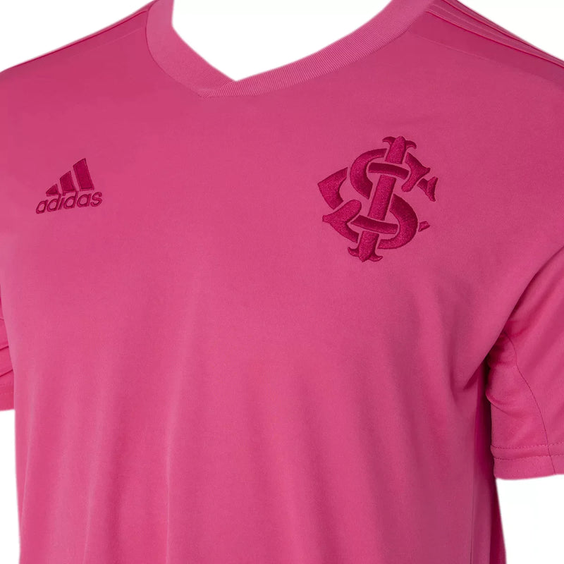 Camisa Feminina Internacional Outubro Rosa 22/23 Adidas - Rosa