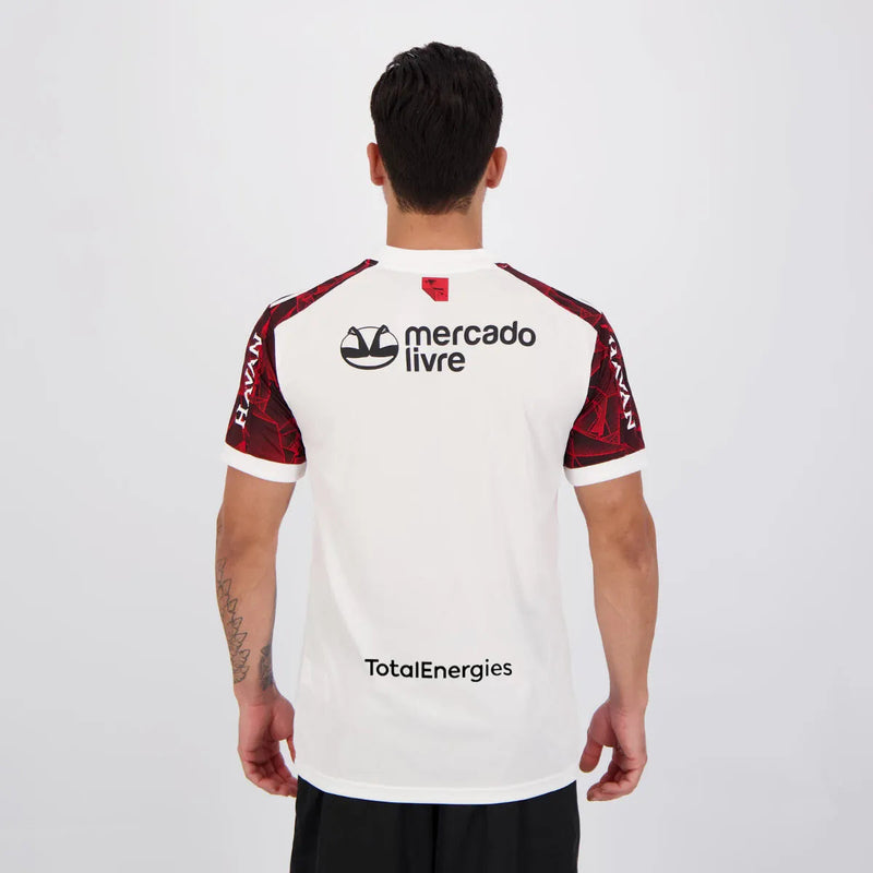 Camisa Flamengo II [Com Patrocínio] 21/22 Adidas - Branco