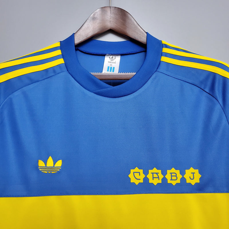 Camisa Manga Longa Boca Juniors 1981 Adidas - Azul