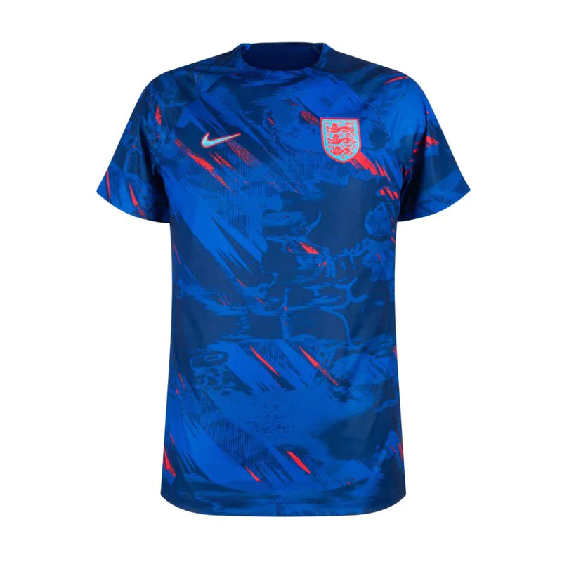 Camisa Pré-jogo Seleção Inglaterra 2022 Nike - Azul