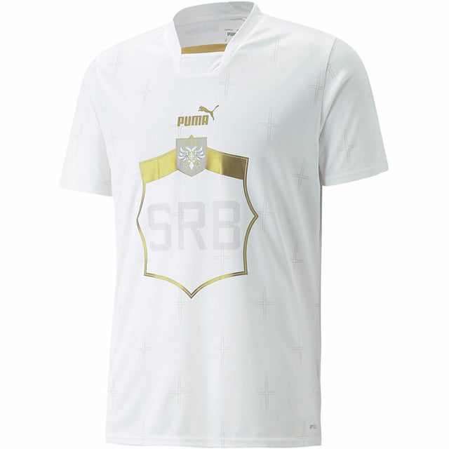 Camisa Seleção Sérvia II 2022 Puma - Branco