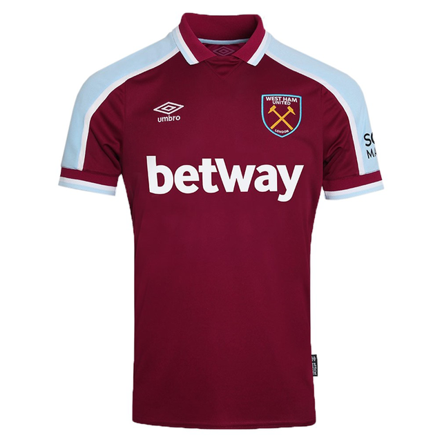 Camisa West Ham United I 21/22 Umbro - Bordo