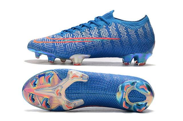 Chuteira Campo Nike Mercurial Vapor 13 Elite FG Azul Blade - Low