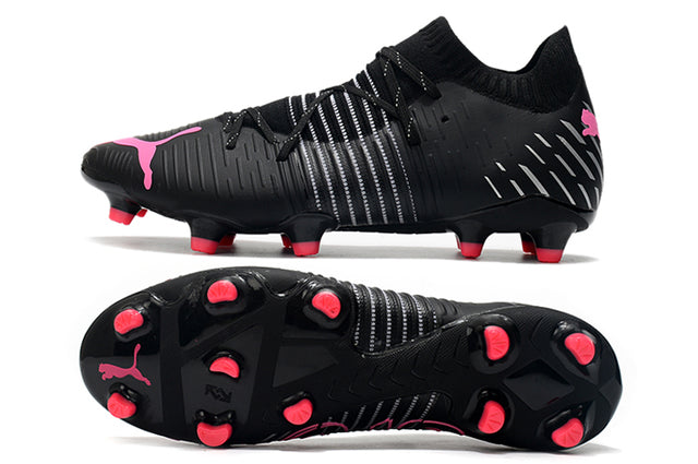 Chuteira Campo Puma Future Z FG Black/Pink