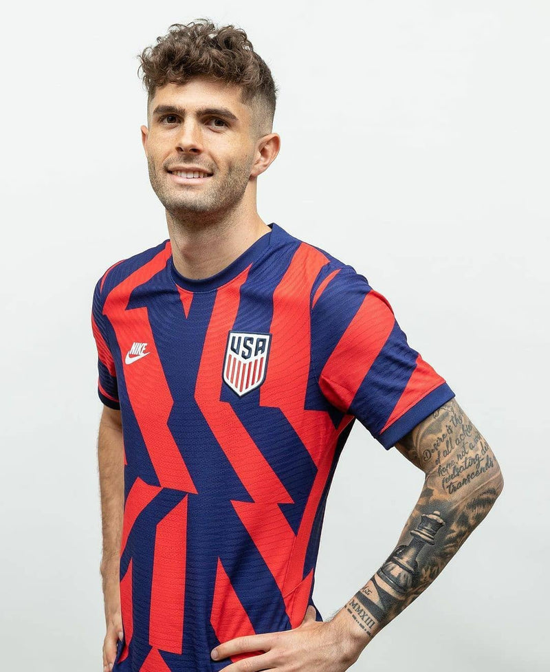 Camisa Seleção Estados Unidos II 22/23 Nike - Azul e Vermelho