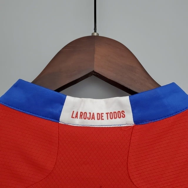 Camisa Seleção Chile I 21/22 Adidas - Vermelho