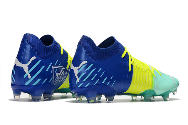 Chuteira Campo Puma Future Z FG Blue/Yellow/Green