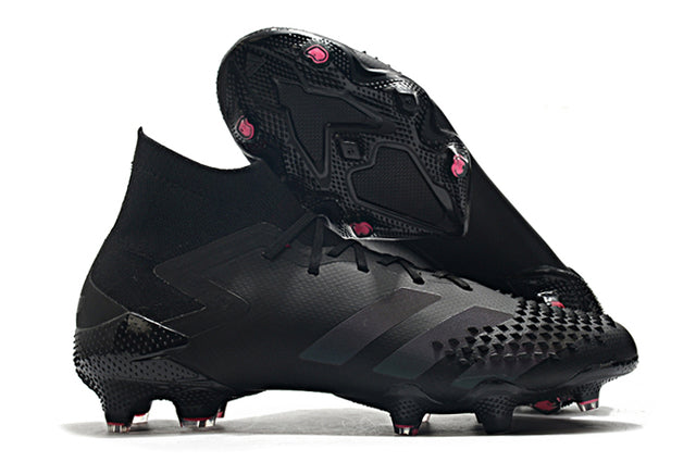 Chuteira Campo Adidas Predator Mutator .1 FG Black/Pink - Cano Alto