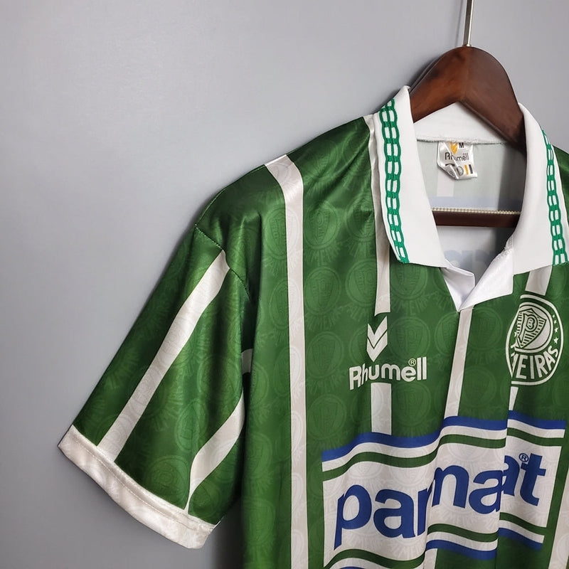 Camisa Palmeiras Retrô 1993/94 - Rhumell - Verde e Branca