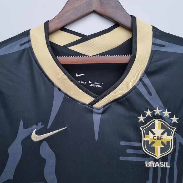 Camisa Feminina Seleção Brasil Nike - Preto - Conceito Nordeste