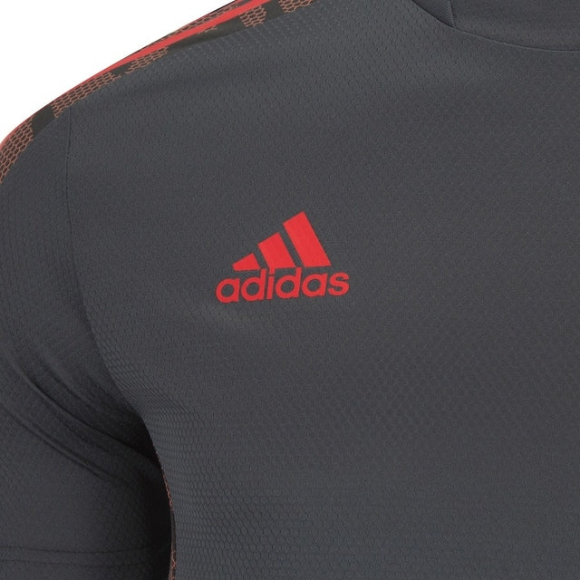 Camisa de Treino Flamengo 21/22 Adidas - Cinza