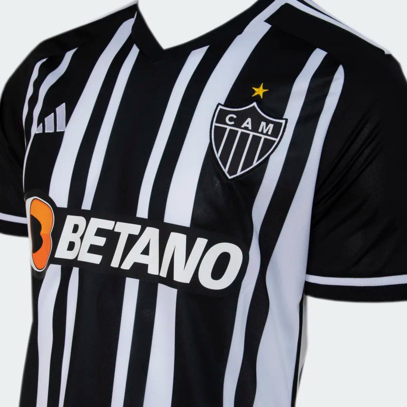 Camisa Atlético MG 23/24 Adidas - Preto e Branco