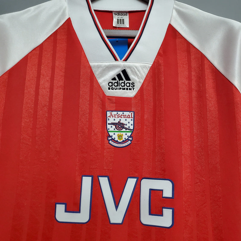 Camisa Arsenal Retrô 1992/1993 Vermelha- Adidas