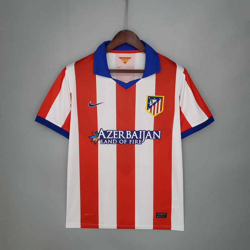 Camisa Atlético de Madrid Retrô 2014/2015 Branca e Vermelha - Nike