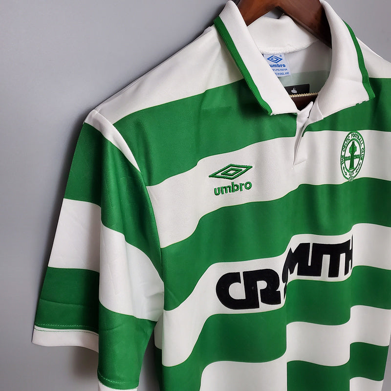 Camisa Celtic Retrô 1987/1989 Verde e Branca - Umbro