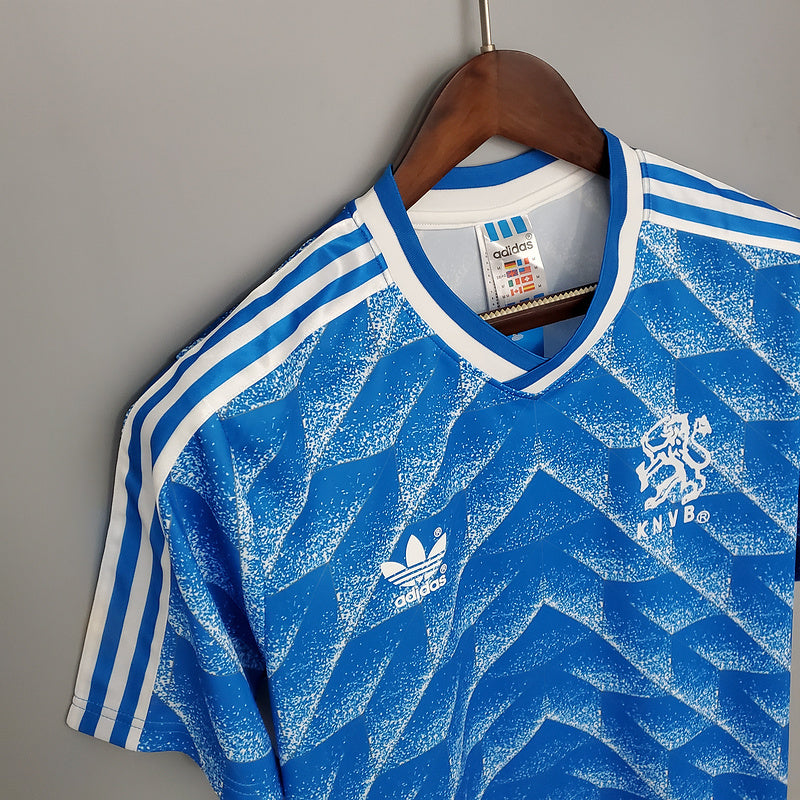 Camisa Holanda Retrô 1988 Azul - Adidas